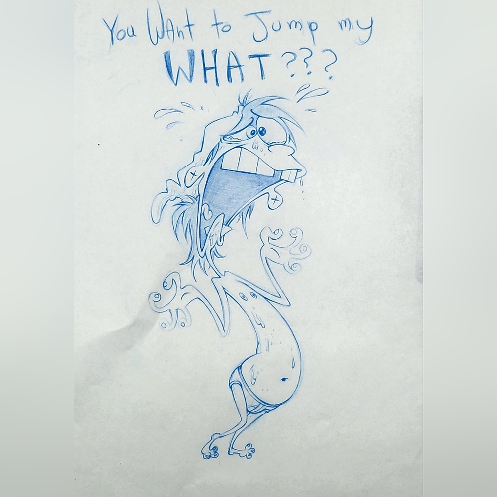 Ed Edd n Eddy "Double Dee's Bones" Drawing by Raven Molisee